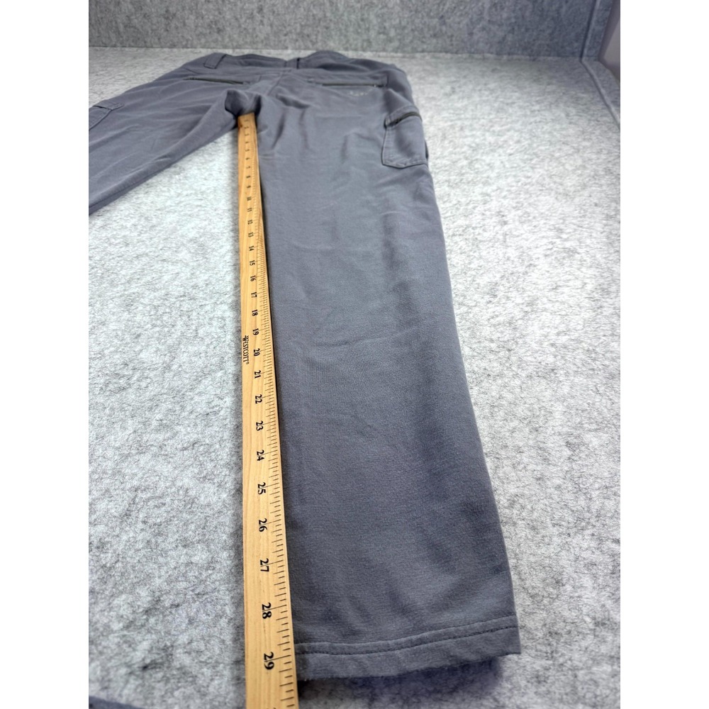 KUHL Cargo Pants Women's 8 Gray Zip-Slash Pockets Mid Rise Straight Leg Workwear - Picture 12 of 14